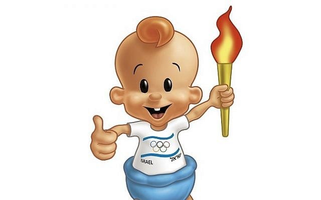 The bamba baby will lead Israel's Olympic hopefuls (photo credit: Osem studio) The bamba baby will lead Israel's Olympic hopefuls (photo credit: Osem studio)