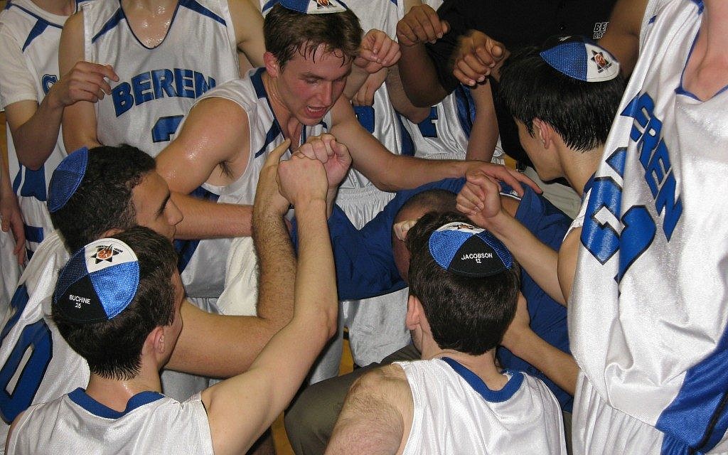 The Beren team at Game 3. (photo credit: Etan Mirwis)