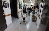 Illustrative photo of elderly residents in  a nursing home. (Tsafrir Abayov/Flash90)