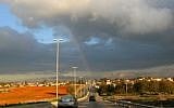 Israel emerges from a weekend of foul weather (photo credit: Chen Leopold/Flash90)