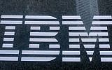 The IBM logo on the company's building in New York (Photo credit: Serge Attal/Flash 90)