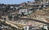 A road near Bethlehem in the West Bank (illustrative photo: Nati Shohat/Flash90)