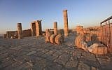 Ruined ruins in Avdat in 2009 (photo credit: Tsafrir Abayov/Flash90)