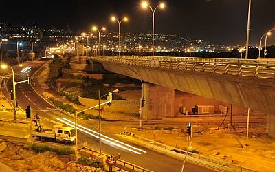 A new bridge in Haifa (photo credit: Shay Levy/Flash90)