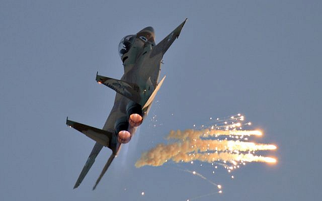 An Israeli F-15 (Ofer Zidon/Flash90)