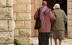 Illustrative photo of a  Holocaust survivor  (photo credit: Kobi Gideon / Flash90)