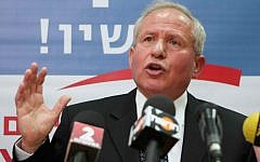 MK Avi Dichter in February (photo credit: Yehoshua Yosef/Flash90)
