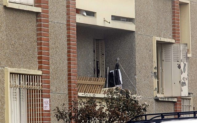 The exterior of Mohamed Merah's apartment building in Toulouse (photo credit: AP Photo/Remy de la Mauviniere)