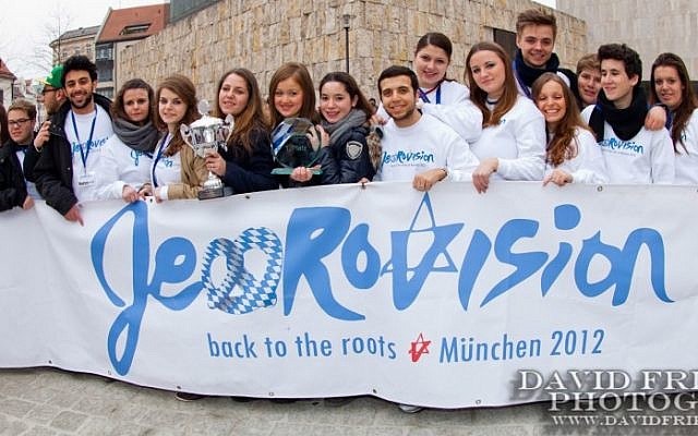 Jewrovision participants in Germany this weekend. (Photo credit: Courtesy)