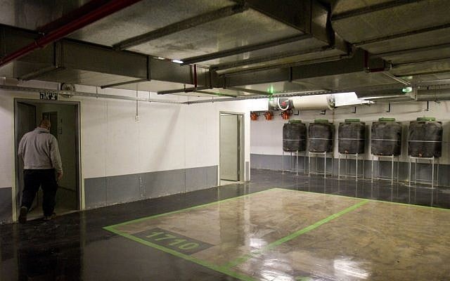 An underground parking lot at the Habima national theater in Tel Aviv that can be used as a bomb shelter for 1600 people. (photo credit: AP) An underground parking lot at the Habima national theater in Tel Aviv that can be used as a bomb shelter for 1600 people. (photo credit: AP)