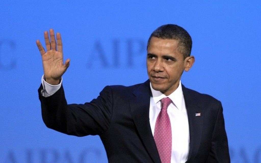 US President Barack Obama addresses the annual AIPAC conference in Washington, DC, March 2012 (photo credit: AP/Cliff Owen) US President Barack Obama addresses the annual AIPAC conference in Washington, DC, March 2012 (photo credit: AP/Cliff Owen)