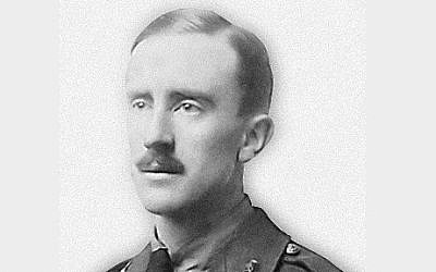 J.R.R. Tolkien in 1916 (photo credit: public domain)
