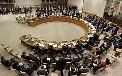 The United Nations Security Council (photo credit: AP/Seth Wenig)