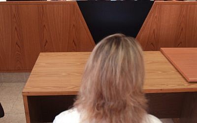 A women converts to Judaism at the Rabinic Court in Jerusalem (photo credit: Flash 90)
