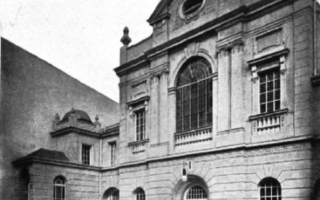 The Historical Synagogue (1904-1967) of Berlin's Congregation Adass Yisroel.
