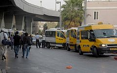 An outside view of Tel Aviv's central bus station (photo credit: Rachael Cerrotti/Flash90)