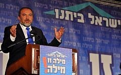 Avigdor Lieberman, the foreign minister of Israel: support from an unexpected source (photo credit: Yoav Ari Dudkevitch/Flash90)