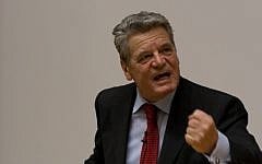 Germany's president, Joachim Gauck (photo credit: CC BY Sebastian Hillig, Flickr)