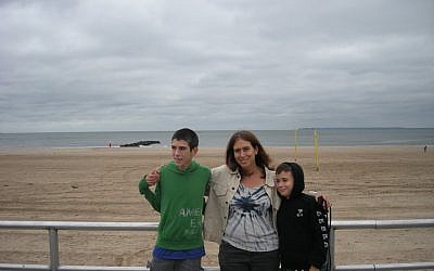 Hannah and her boys (photo credit: Courtesy)