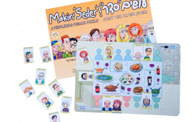Makin' Seder at the table (Courtesy)