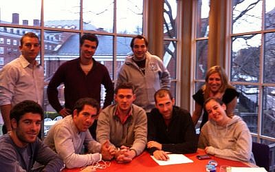 The Israel Conference at Harvard planning group (photo credit: Courtesy)