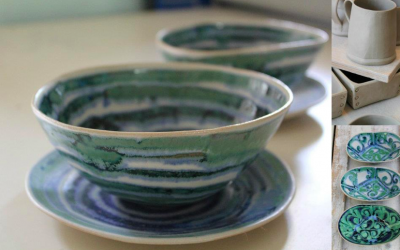 Ceramics by Laurie Goldstein, at Altogether 8 (Courtesy Laurie Goldstein)