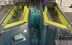 Inside the Soreq nuclear reactor (photo credit: Yaakov Naumi/Flash90)