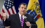 New Jersey governor Chris Christie (photo credit: Bob Jagendorf)