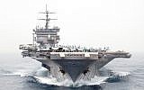 Illustrative photo of the USS Enterprise, a US Navy aircraft carrier that was deployed to the Persian Gulf in 2012, before being decommissioned at the end of the year. (Official US Navy Imagery/flickr)