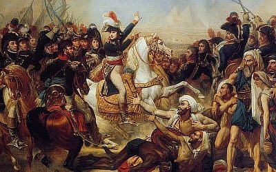Napoleon's Egypt-Syria campaign (photo credit: Antoine-Jean Gros, Wikimedia Commons)