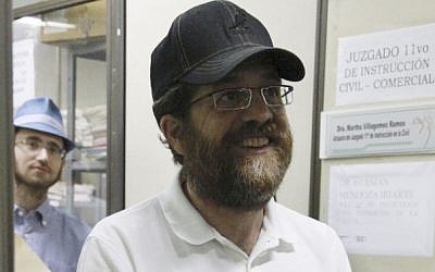 Jacob Ostreicher, an Orthodox investor from Brooklyn, has been freed from prison in Bolivia but will remain under house arrest after paying $14,000 as bail. (AP/File)