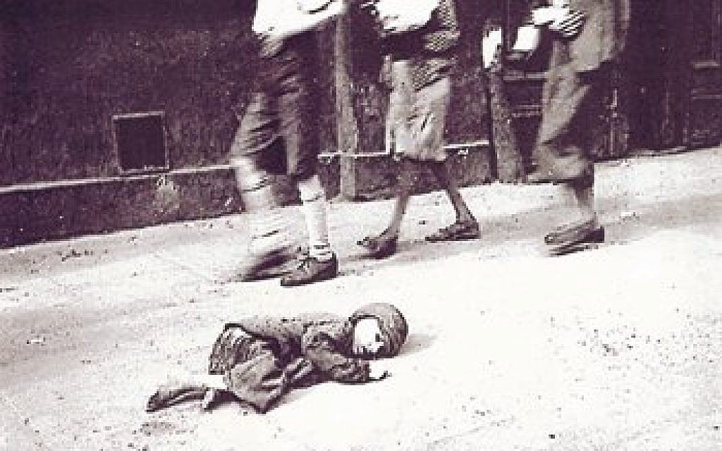 A child dying in the streets of the Warsaw Ghetto (photo by Heinz Joest, a Wehrmacht sergeant, Wikimedia Commons) A child dying in the streets of the Warsaw Ghetto (photo by Heinz Joest, a Wehrmacht sergeant, Wikimedia Commons)