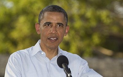 US President Barack Obama. (photo credit:AP/Carolyn Kaster)