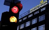 The Jyllands-Posten Copenhagen office (photo credit: AP Photo/Polfoto, Niels Hougaard)