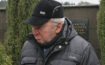 Eduard Kubinnow 86, was a 17-year old worker in Schindler's factory (photo credit: Eta Munk/JTA)