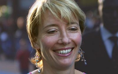 Emma Thompson. China's national theater is ok, but Habimah is not kosher. (photo credit: CC Caroline Bonarde Ucci, Wikipedia)
