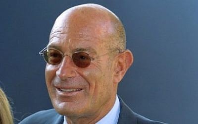 Arnon Milchan and his wife (photo credit:Flash90)