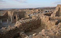 A view of the excavations at Masada (photo credit: Yossi Zamir/Flash90)