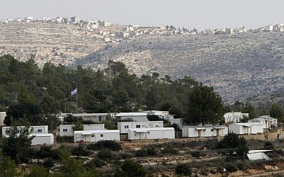 The West Bank settlement of Halamish (photo credit: Miriam Alster/Flash90)
