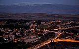 The northern town of Metulla (photo credit: Doron Horowitz/Flash90)