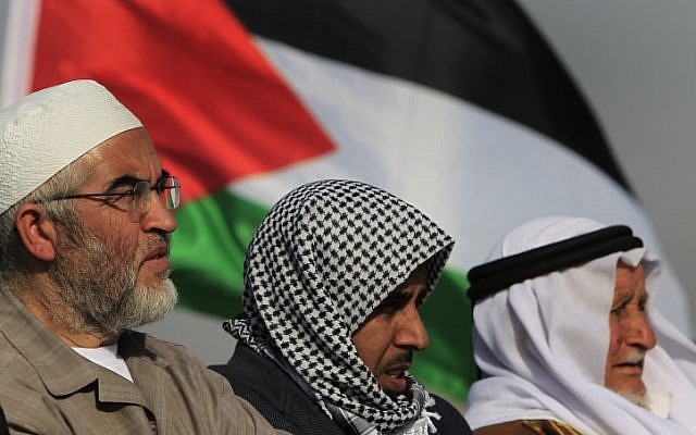 Sheik Raed Salah, left, the leader of the Islamic Movement in Israel (photo credit: Tsafrir Abayov/Flash90) Sheik Raed Salah, left, the leader of the Islamic Movement in Israel (photo credit: Tsafrir Abayov/Flash90)