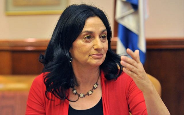 Agriculture Minister Orit Noked (photo credit: Flash90)