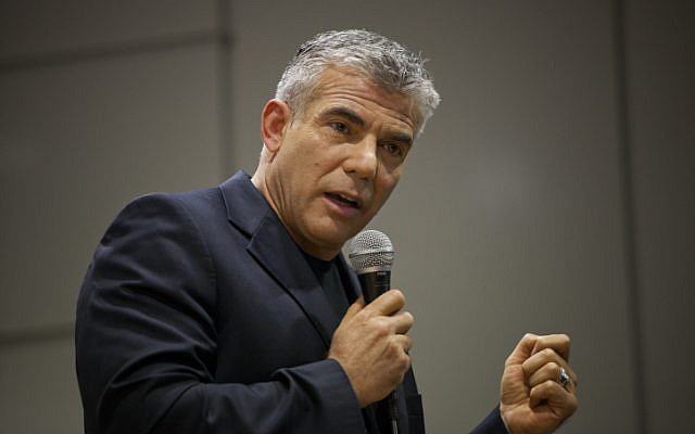 Yair Lapid (photo credit: Yonatan Sindel/Flash90)