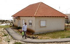 West Bank outpost of Migron. (Uri Lenz/Flash90)