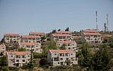 The Ulpana outpost, adjacent to Beit El in the West Bank (photo credit: Noam Moskowitz/Flash90)