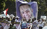 Supporters of Salafi presidential candidate Hazem Abu-Ismail in Cairo (photo credit: AP/Amr Nabil)