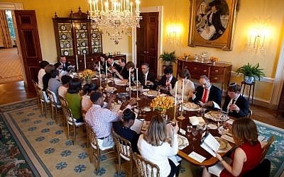 US President Barack Obama hosts a Passover seder at the White House on April 6. (Official White House Photo by Pete Souza)