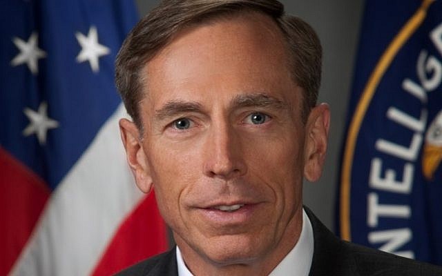 CIA head David Petraeus (photo credit: CIA/Wikipedia)