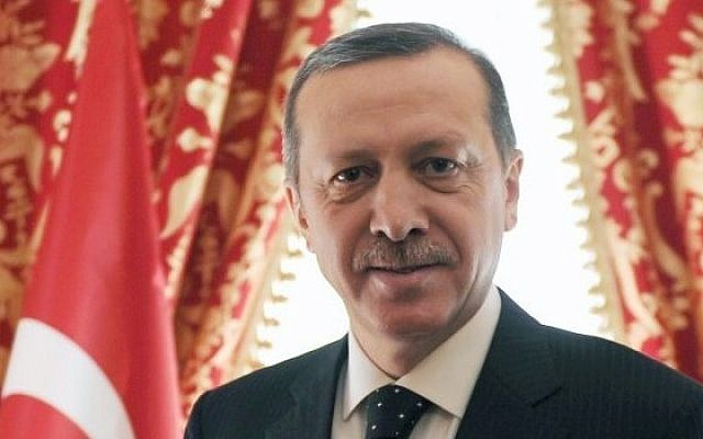 Turkey's Prime Minister Recep Tayyip Erdogan (photo credit: AP Photo/Yasin Bulbul)