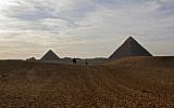 The Giza pyramids near Cairo. (Melanie Fidler/Flash90)